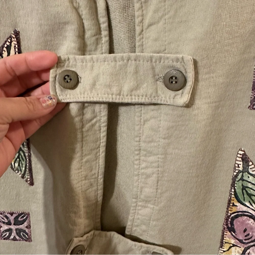 Kat Prints Cotton Vest with Stamped accents One Size - Picture 4 of 8